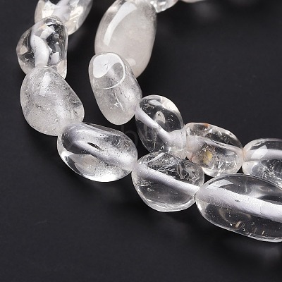 Natural Quartz Crystal Beads Strands G-I351-A08-01-1