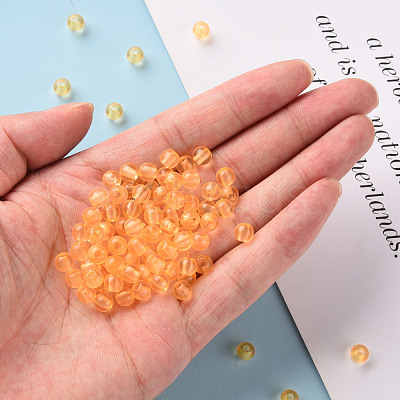 Transparent Acrylic Beads X-MACR-S370-A6mm-719-1