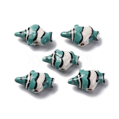 Handmade Porcelain Beads PORC-R002-02I-1