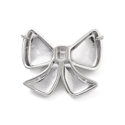 Eco-friendly Rack Plating Brass Connector Charms KK-F843-02P-1