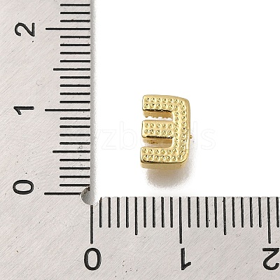 Rack Plating Brass Micro Pave Clear Cubic Zirconia Beads KK-G500-30G-E-1