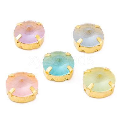 Round Shaped Sew on Rhinestone GLAA-K069-03A-G-1