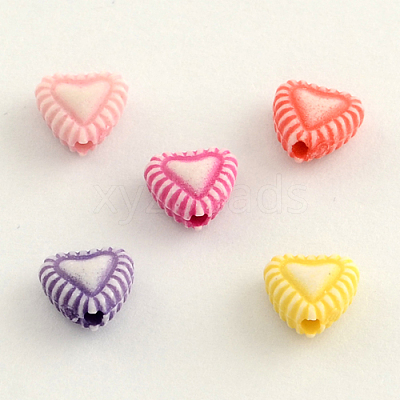 Craft Style Acrylic Beads X-MACR-Q153-M050-1