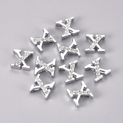 Alloy Slide Charms PALLOY-WH0066-21X-1