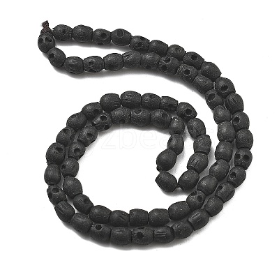 Carved Wood Beads Strands WOOD-Q060-03B-1