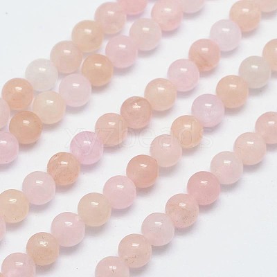 Natural Morganite Bead Strands G-M261-13-1