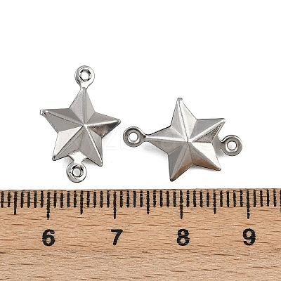 304 Stainless Steel Connector Charms STAS-L297-10P-1