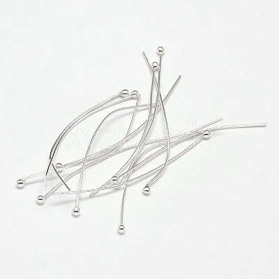 925 Sterling Silver Ball Head Pins STER-F018-03L-1