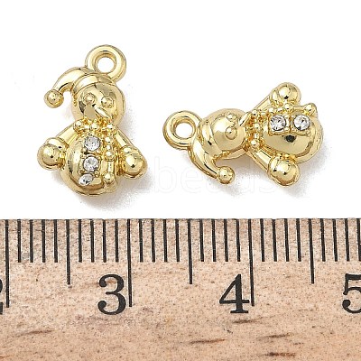 Christmas Alloy Crystal Rhinestone Pendants FIND-L026-01F-G-1