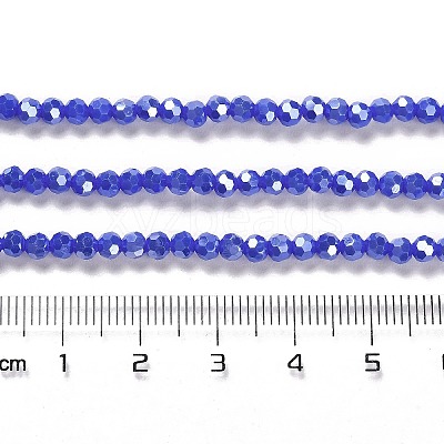 Electroplate Opaque Glass Beads Strands LS-EGLA-A035-P3mm-A07-1