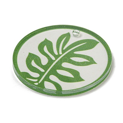 Opaque Acrylic Pendants BACR-C001-01A-1