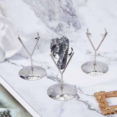 Alloy Crystal Ball Crafts Holder ODIS-WH0030-260P-1