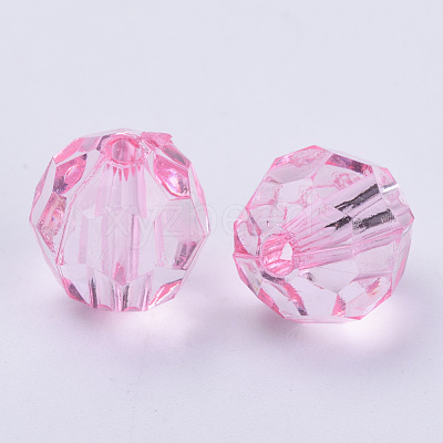 Transparent Acrylic Beads TACR-Q257-6mm-V03-1