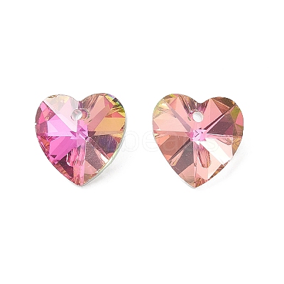 Faceted Glass Charms RGLA-L026-B09-1