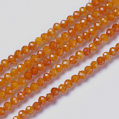 Cubic Zirconia Beads Strands G-F596-48D-3mm-1