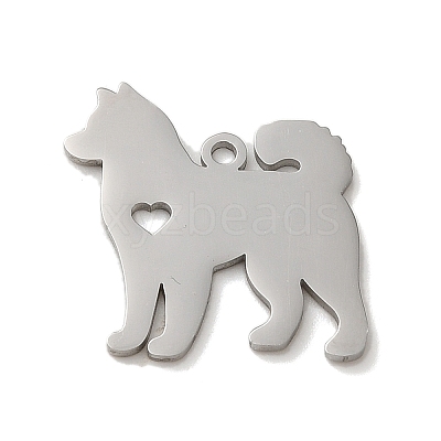 Non-Tarnish 304 Stainless Steel Pendants LS-STAS-O005-13P-1