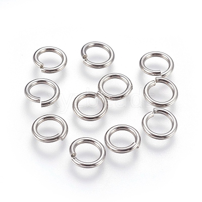 Non-Tarnish 304 Stainless Steel Open Jump Rings X-STAS-P212-25P-16-1