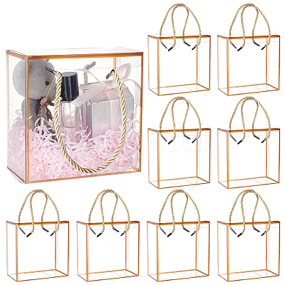 Transparent PET Plastic Gift Tote Boxes CON-WH0085-61B-01-1