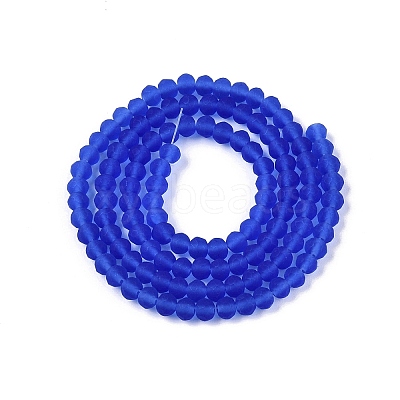 Transparent Glass Beads Strands EGLA-A044-T4mm-MD31-1