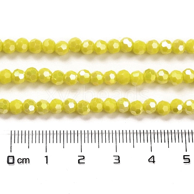 Opaque Glass Beads Stands EGLA-A035-P4mm-B04-1