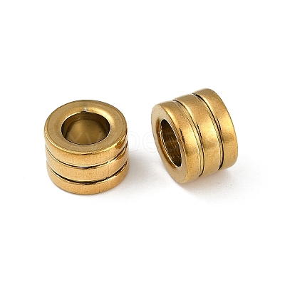 Ion Plating(IP) 202 Stainless Steel Beads STAS-Q336-05G-1