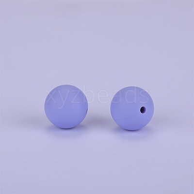 Round Silicone Focal Beads SI-JX0046A-106-1