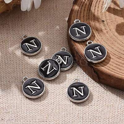 Platinum Plated Alloy Charms ENAM-S118-02N-P-1