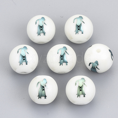 Electroplate Glass Beads EGLA-S178-11K-05-1