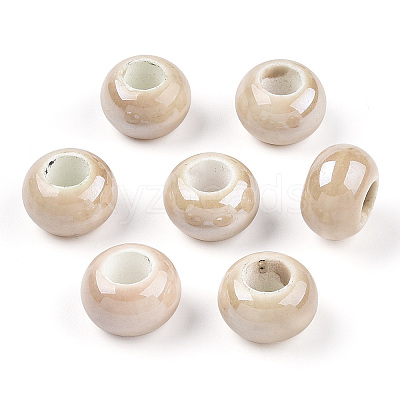 Handmade Porcelain Beads LS-X-PORC-Q219-13x9-F13-1
