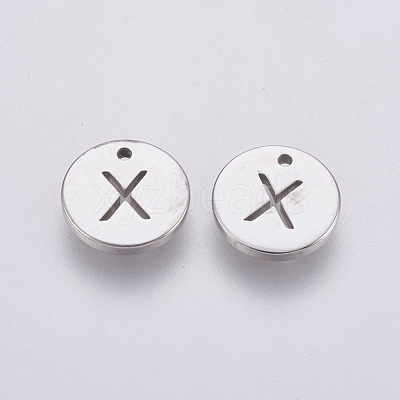 Non-Tarnish 304 Stainless Steel Charms STAS-P225-104P-10-1