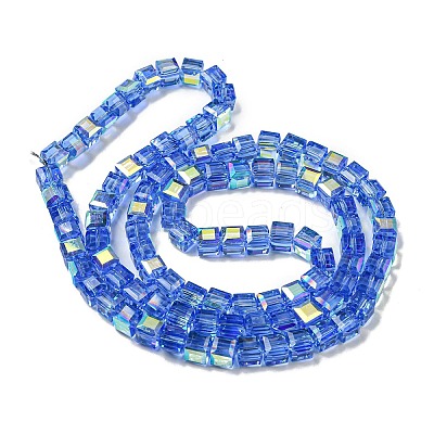 Electroplate Glass Beads Strands EGLA-M031-01A-HR04-1