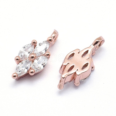 Brass Charms ZIRC-J040-36RG-01-NR-1