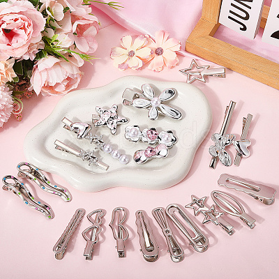 Zinc Alloy & Iron Alligator Hair Clips PHAR-SP0001-04A-1