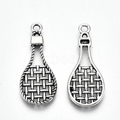 Tibetan Style Alloy Pendants TIBE-S323-081AS-RS-1