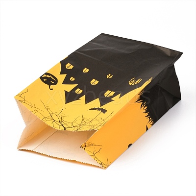 Halloween Theme Kraft Paper Bags CARB-H030-A07-1