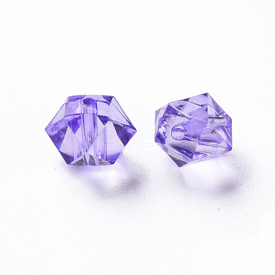Transparent Acrylic Beads TACR-S154-15B-47-1