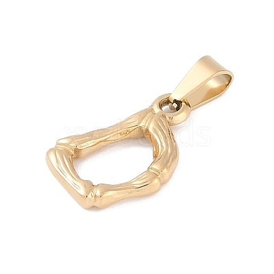 304 Stainless Steel Pendants STAS-F235-01G-D-1