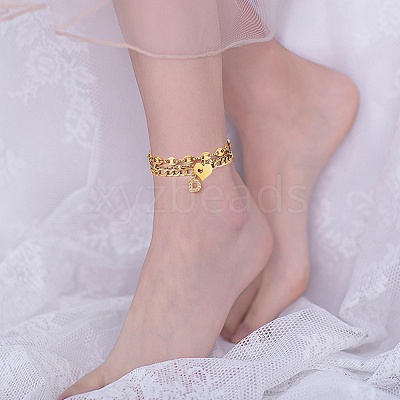 Anklets Sets AJEW-AN00383-06-1
