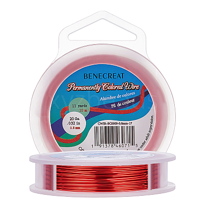 Round Copper Wire for Jewelry Making CWIR-BC0009-0.8mm-17-1