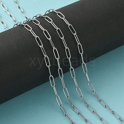 Non-Tarnish 304 Stainless Steel Chains CHS-G017-07P-1