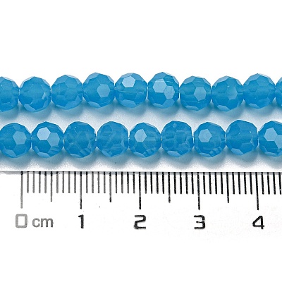 Imitation Jade Glass Beads Stands EGLA-A035-J6mm-D07-1
