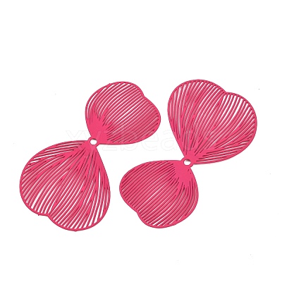 Spray Painted Iron Pendants IFIN-Z004-01F-1