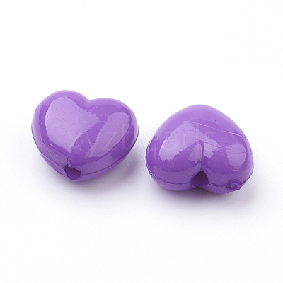 Opaque Acrylic Beads SACR-10X11-13-1