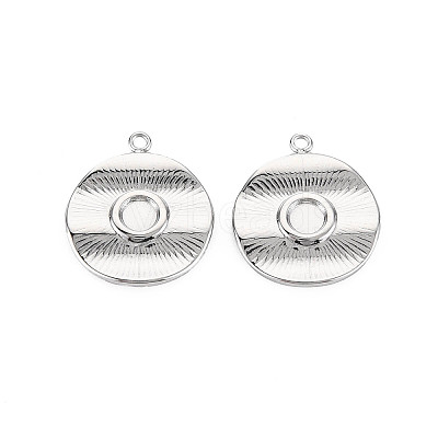 304 Stainless Steel Pendant Enamel Settings LS-STAS-N097-198P-1