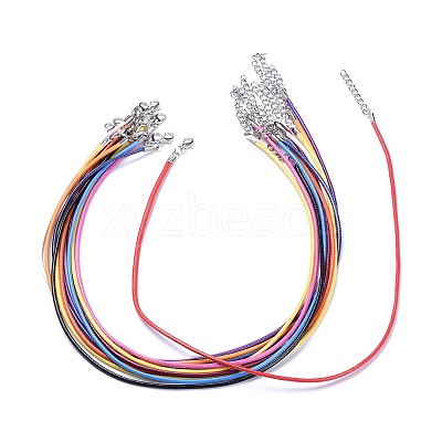 Imitation Leather Necklace Cords X-NCOR-R027-M-1