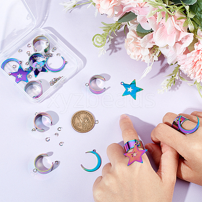 Charms Open Ring Making Kit STAS-UN0049-63-1