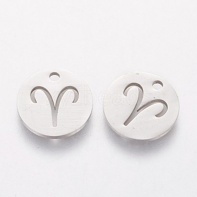 Non-Tarnish 304 Stainless Steel Charms STAS-Q201-T095-1-1