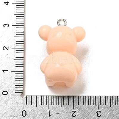 10Pcs Opaque Resin Pendants RESI-H160-01P-02-1