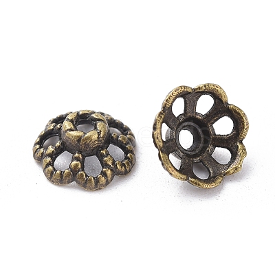 Tibetan Style Bead Caps MLF0761Y-NF-1