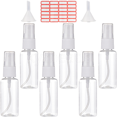 Empty Portable Plastic Spray Bottles AJEW-GF0009-72A-01-1